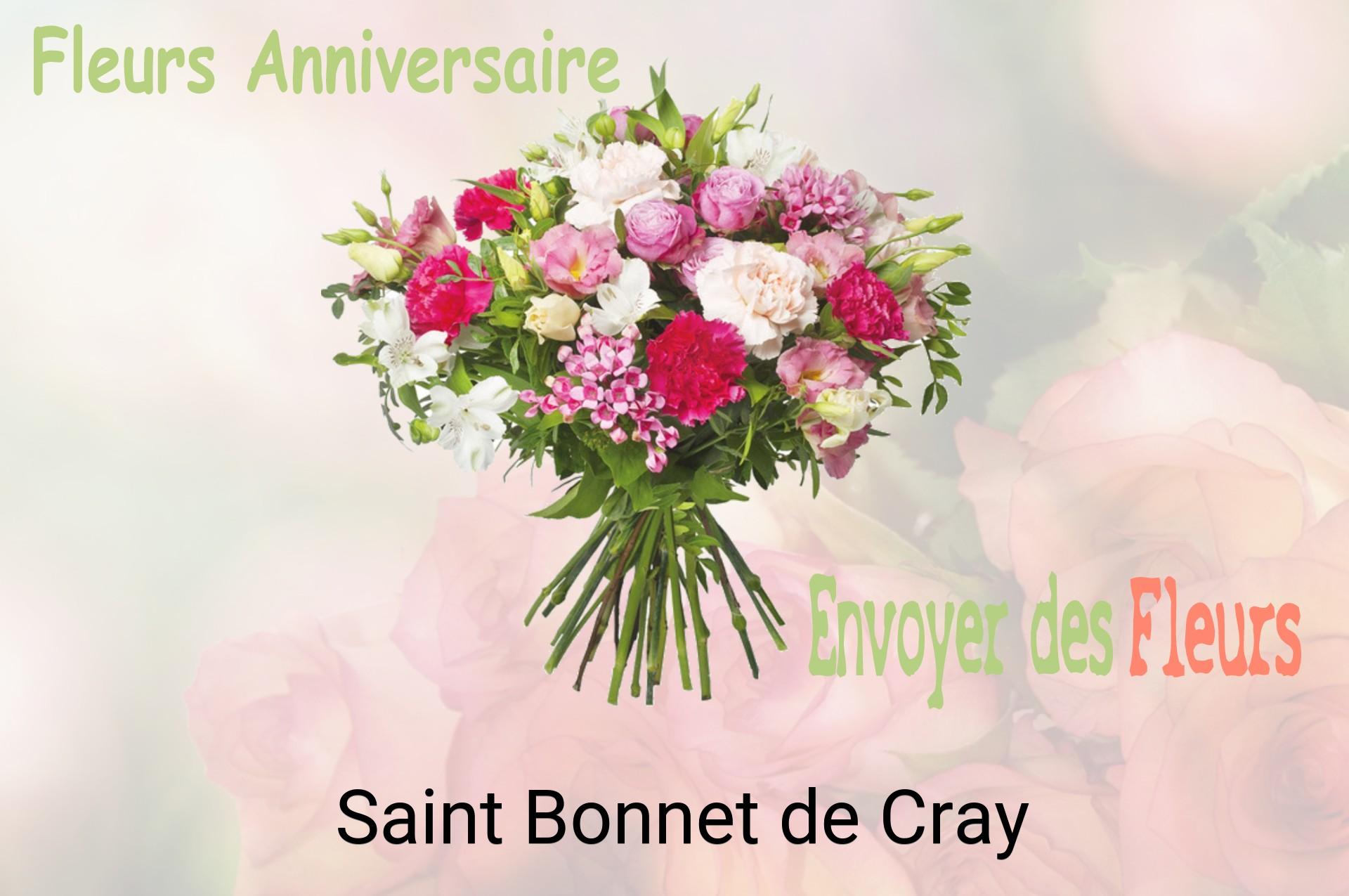Bouquet de fleurs d’anniversaire livré à Saint-Bonnet-de-Cray