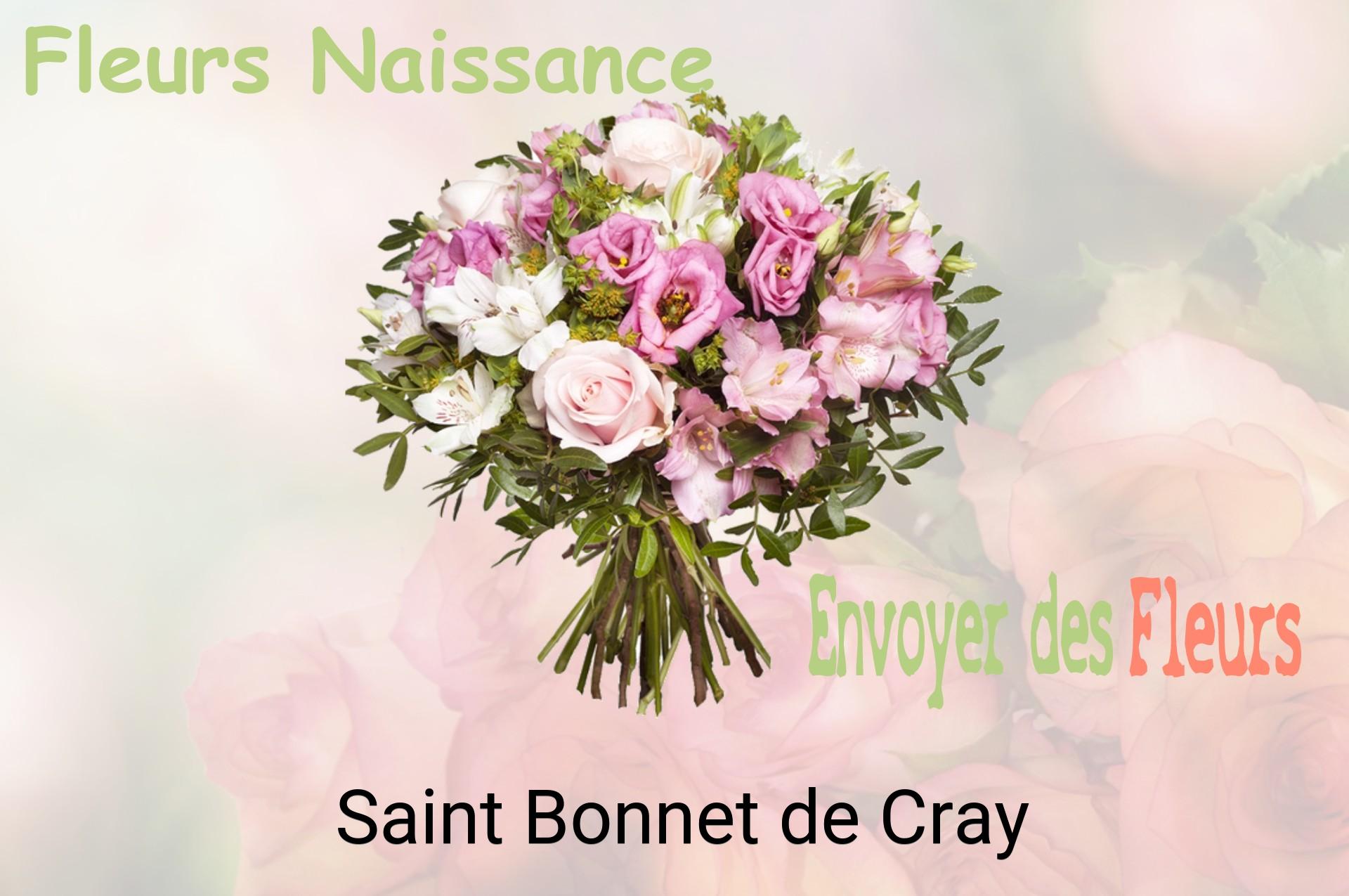 Bouquet de fleurs de naissance livré à Saint-Bonnet-de-Cray