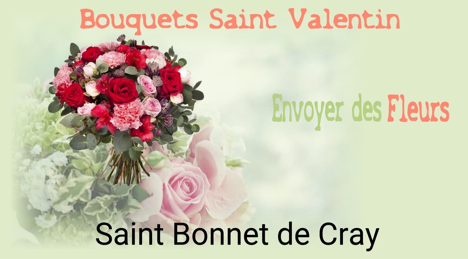 Roses de Saint-Valentin livrées à Saint-Bonnet-de-Cray